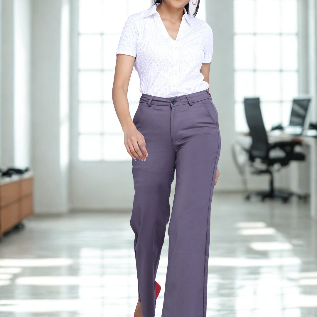 Baggy fit stretchable trouser