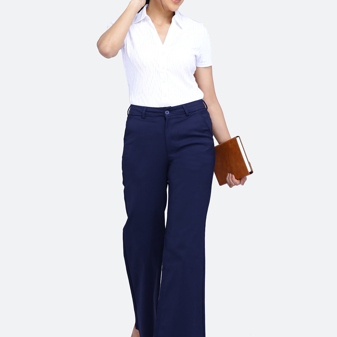 Baggy fit stretchable trouser