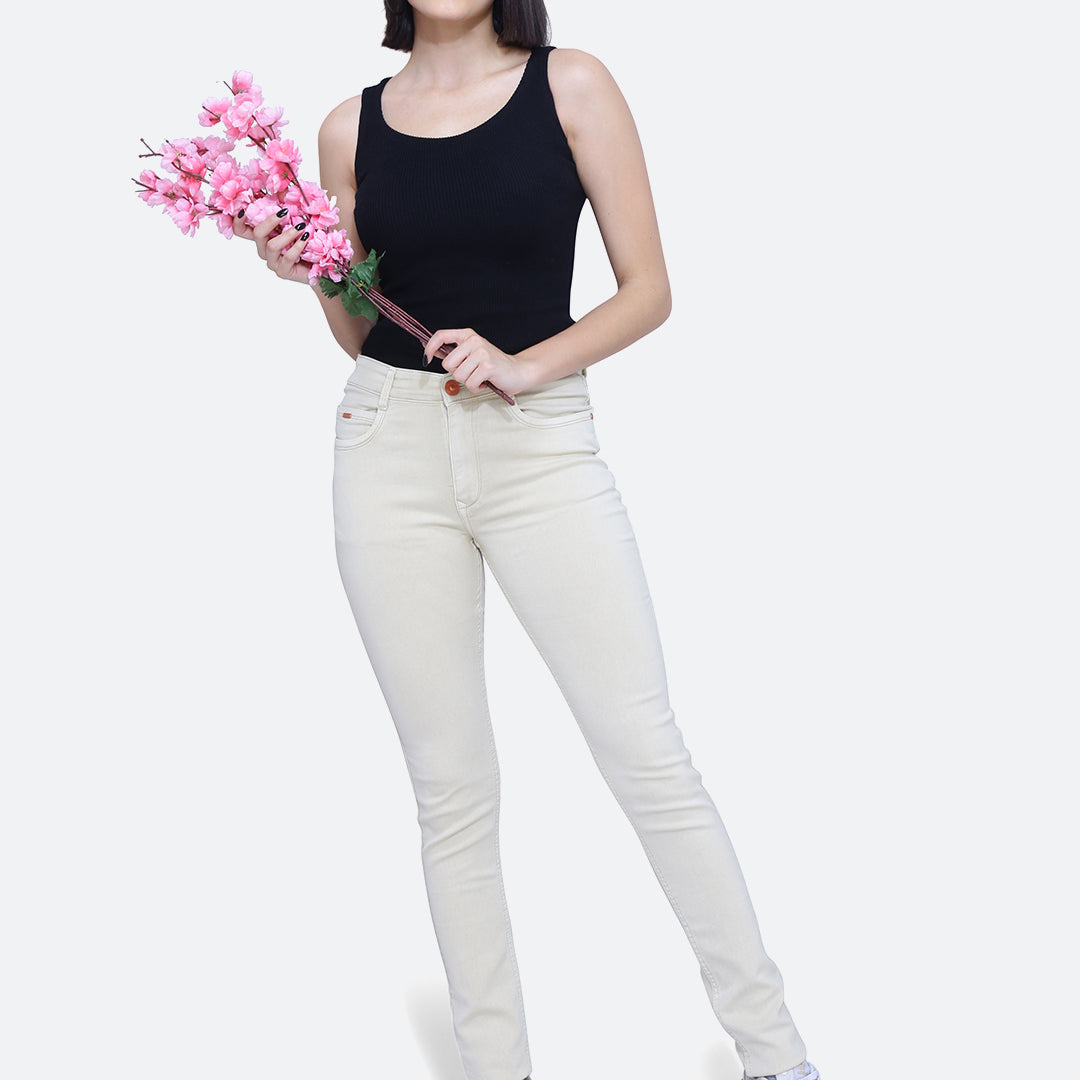 Basic hosiery denim jeans