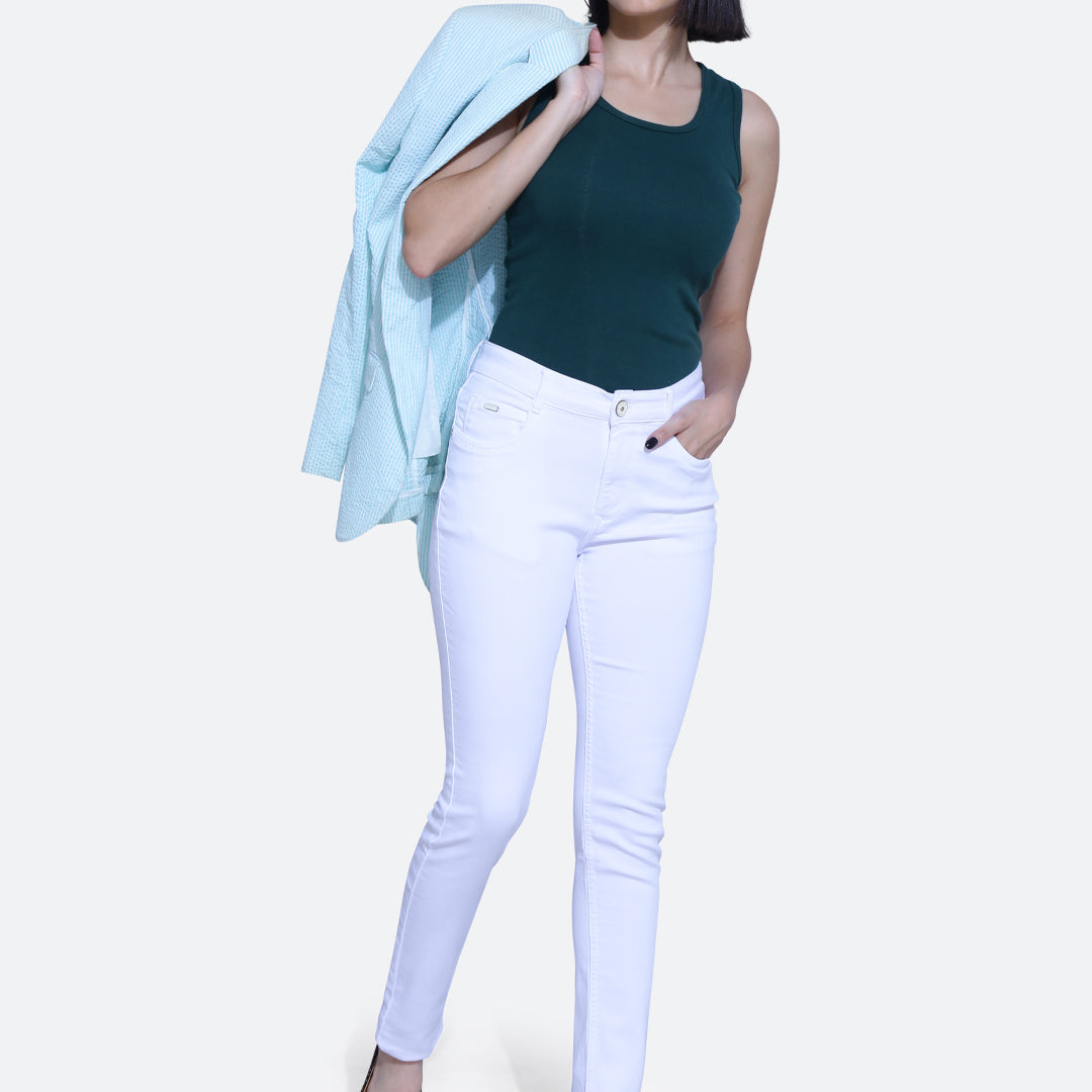 Basic hosiery denim jeans