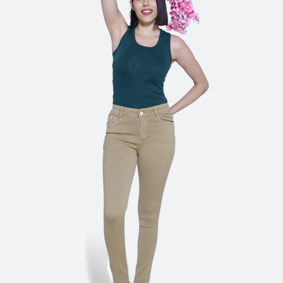 Basic hosiery denim jeans