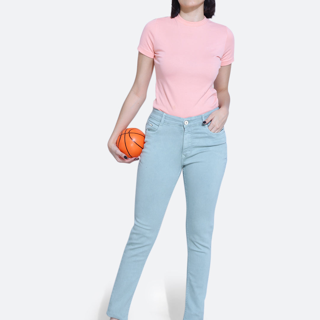 Basic hosiery denim jeans