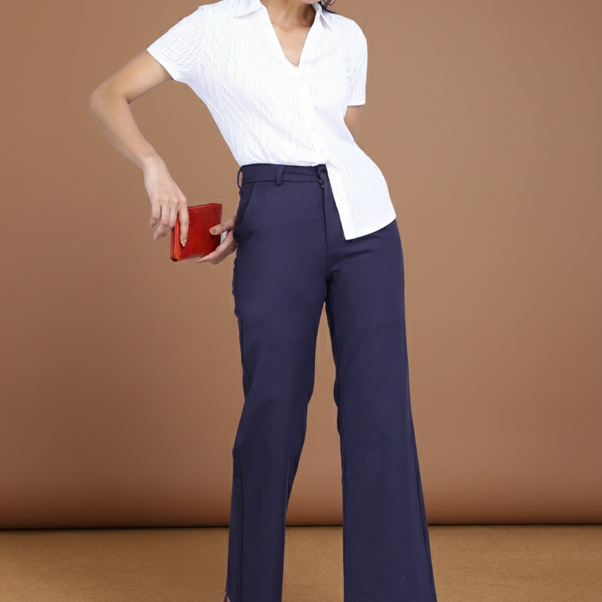 Baggy fit stretchable trouser