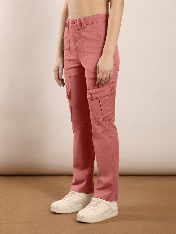 Non-stretch denim cargo