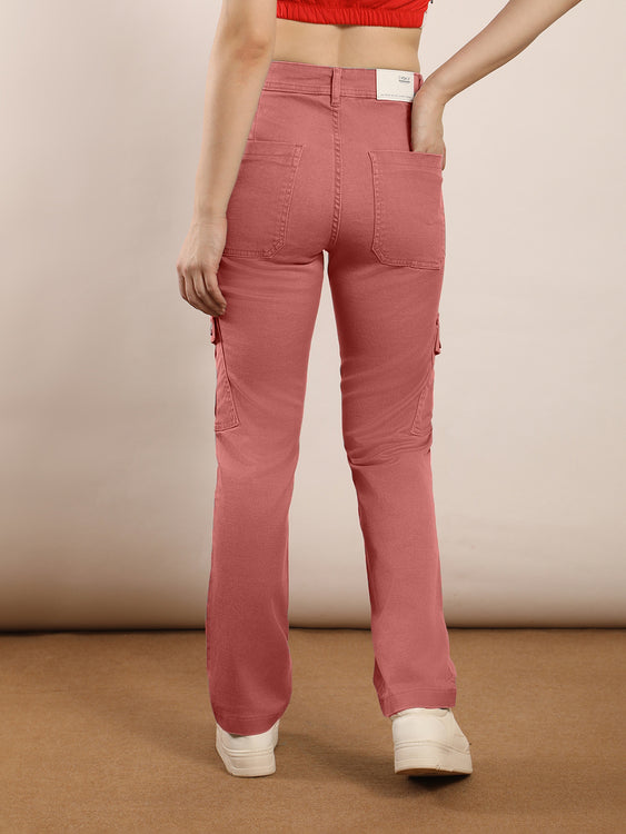 Non-stretch denim cargo