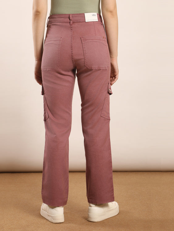 Non-stretch denim cargo