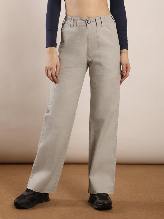 linen 6 pocket cargo