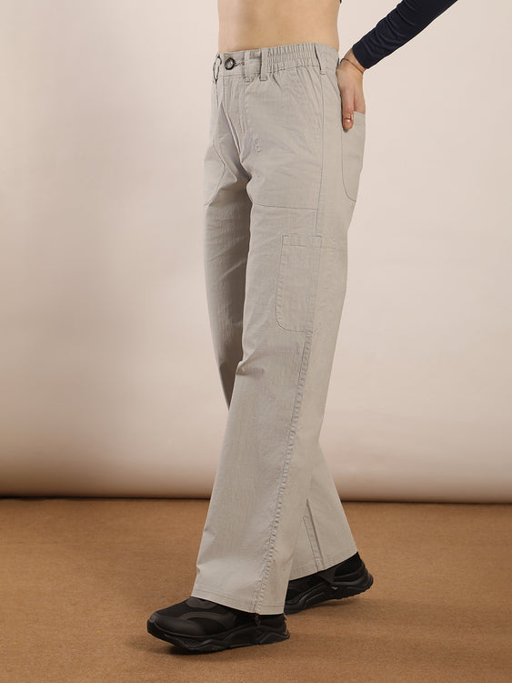 linen 6 pocket cargo