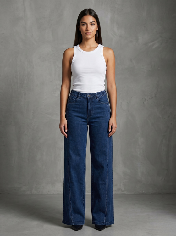 Lightweight Wideleg Jeans