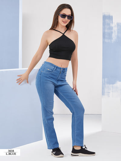 Basic straight fit jeans