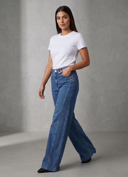 Lightweight Wideleg Jeans