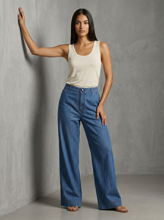 All-day Wideleg Jeans