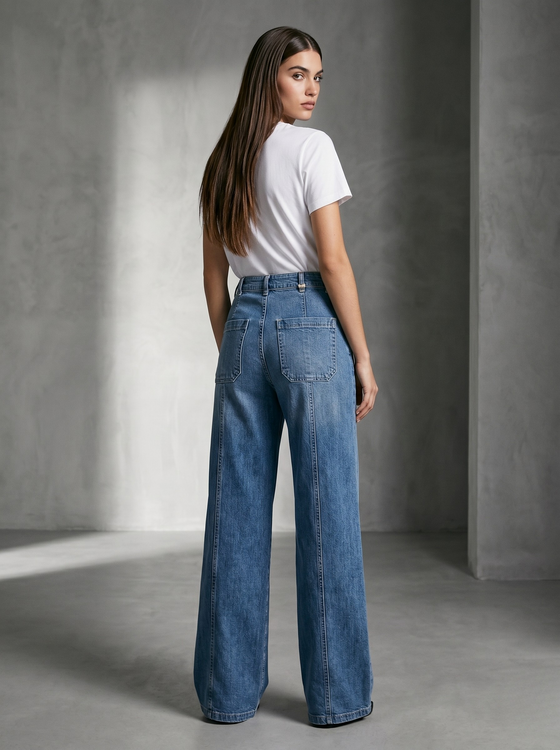 Lightweight Wideleg Jeans