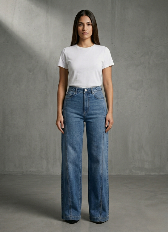 Lightweight Wideleg Jeans