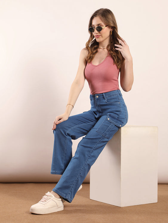 Basic denim cargo