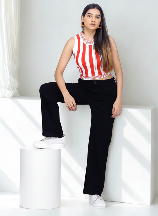 Basic straight fit jeans