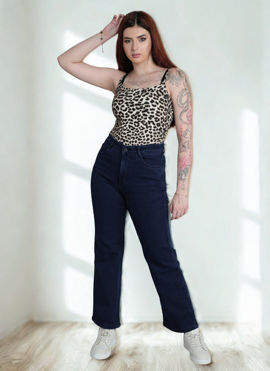 Basic straight fit jeans