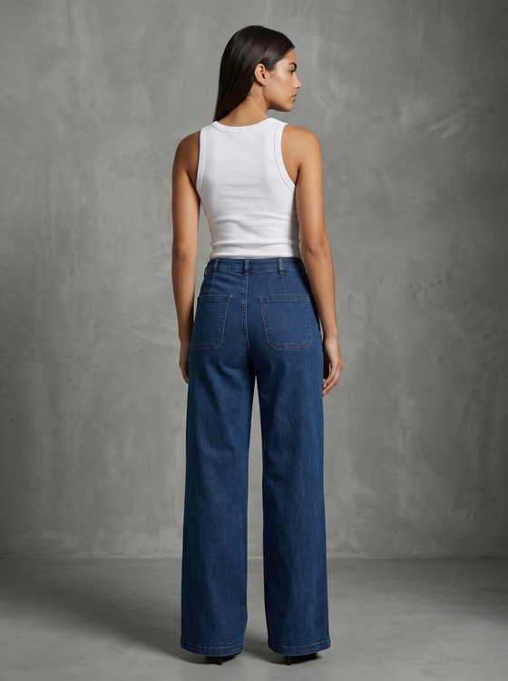 Lightweight Wideleg Jeans