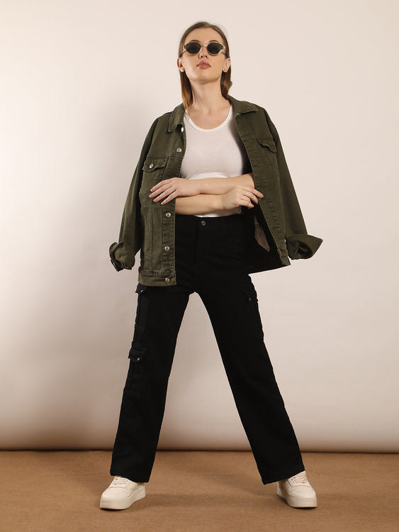 Basic denim cargo
