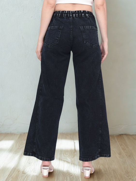 Washed Wideleg Jeans
