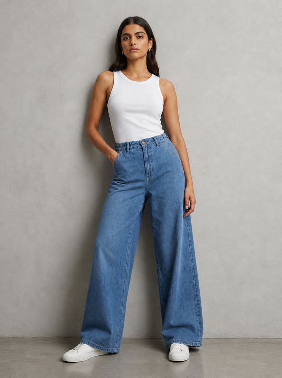 Wideleg Jeans