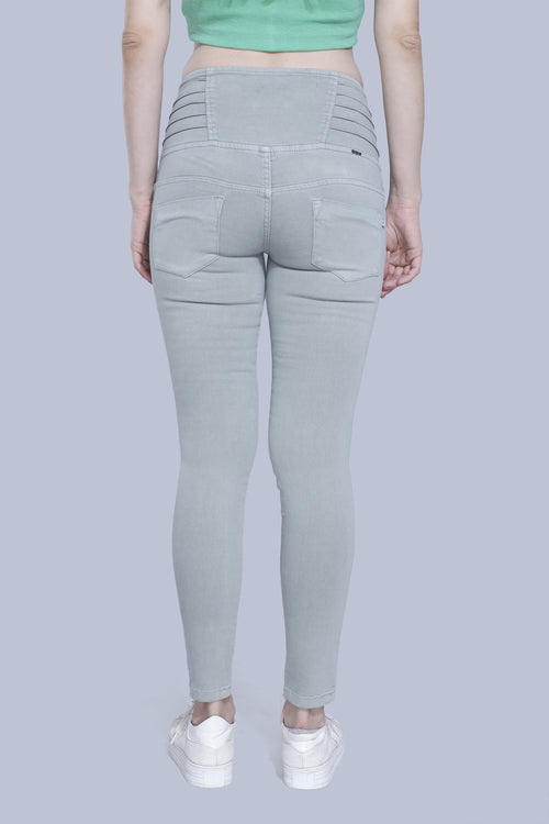 4 button stretchable denim jeans