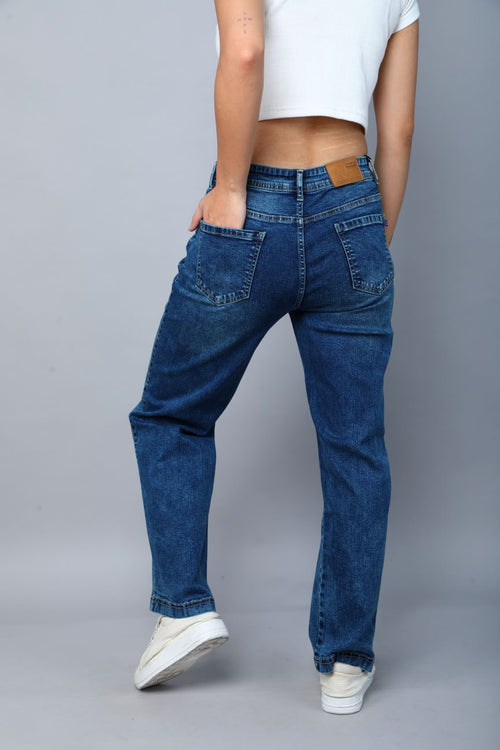 Basic straight fit jeans
