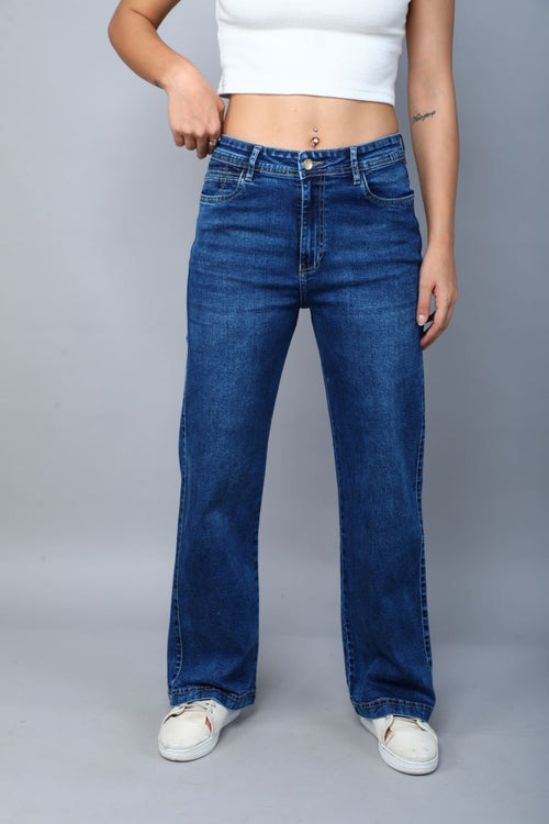 Basic straight fit jeans