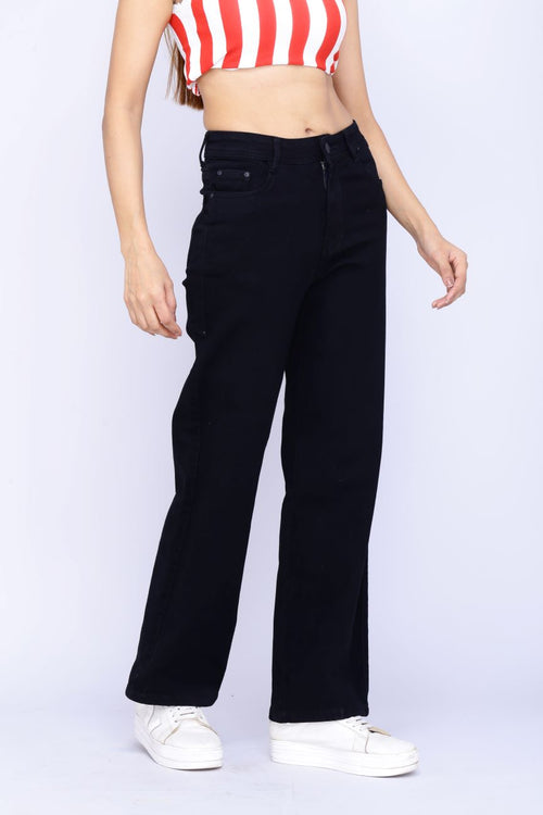 Basic straight fit jeans