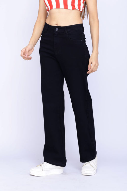 Basic straight fit jeans