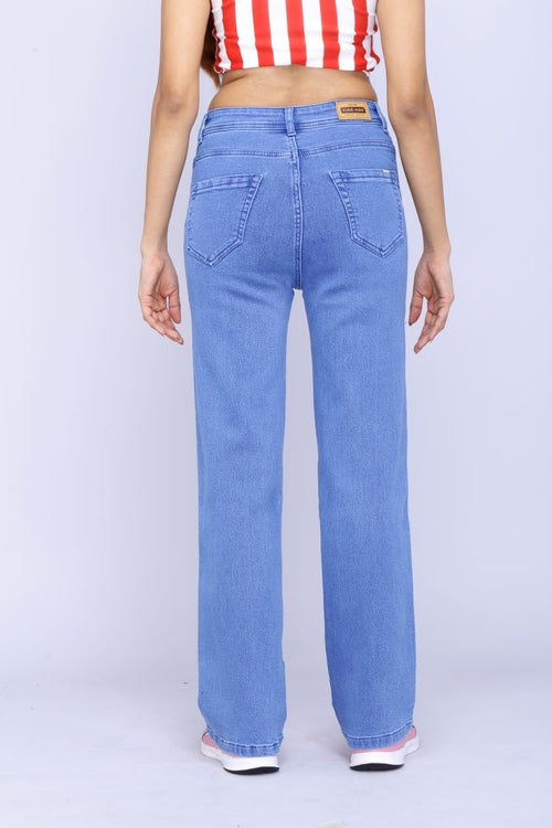 Basic straight fit jeans