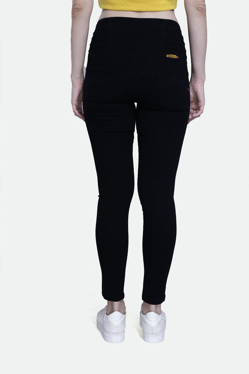 4 button stretchable denim jeans