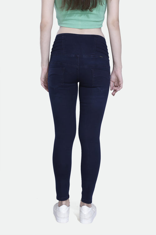 4 button stretchable denim jeans