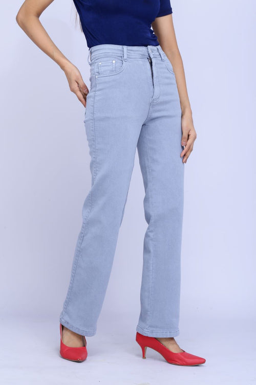 Basic straight fit jeans