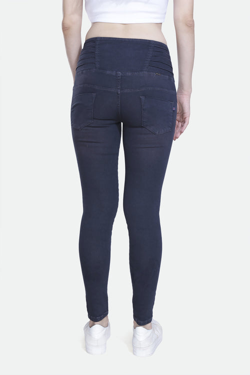 4 button stretchable denim jeans