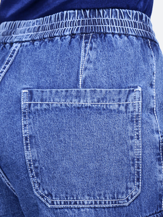 Cargo style baggy jeans