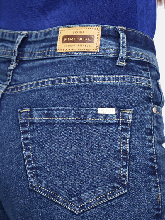 Basic Washed Wideleg Jeans
