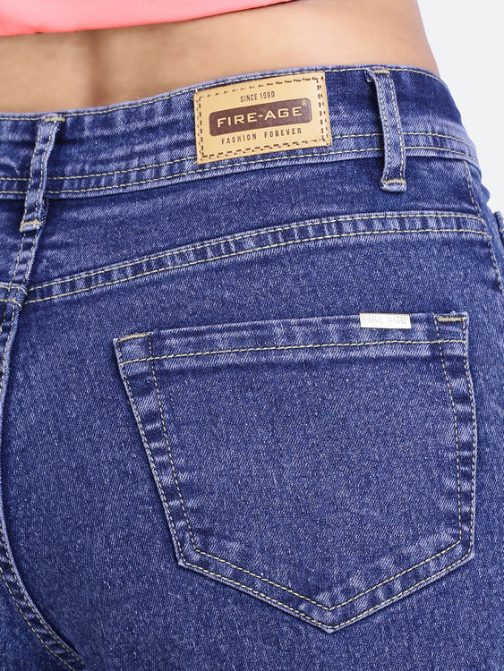 Basic Washed Wideleg Jeans