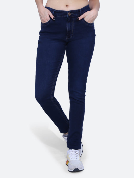 Basic hosiery denim jeans