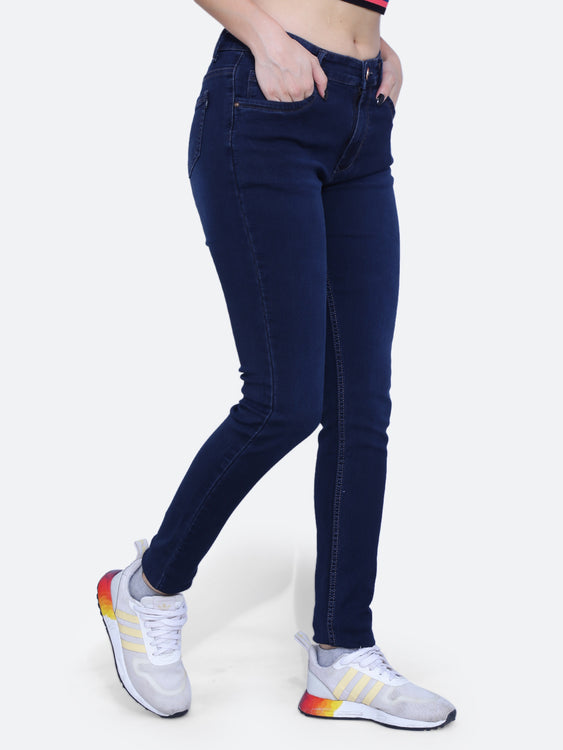 Basic hosiery denim jeans