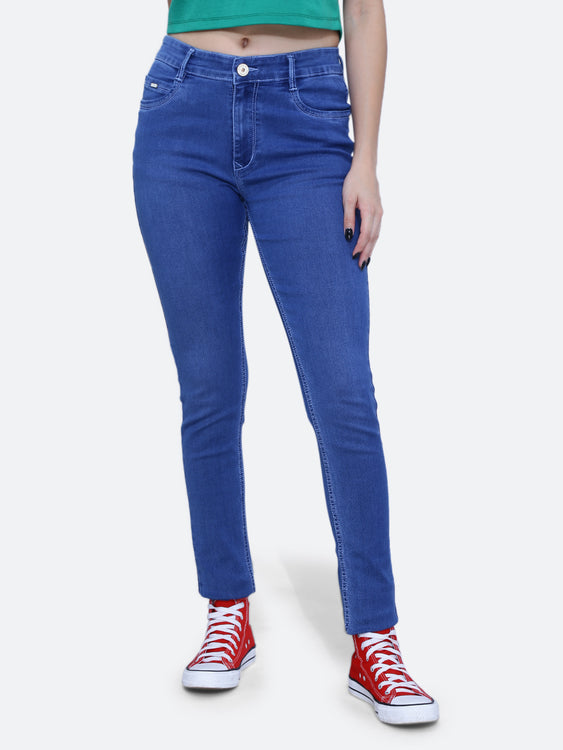 Basic hosiery denim jeans