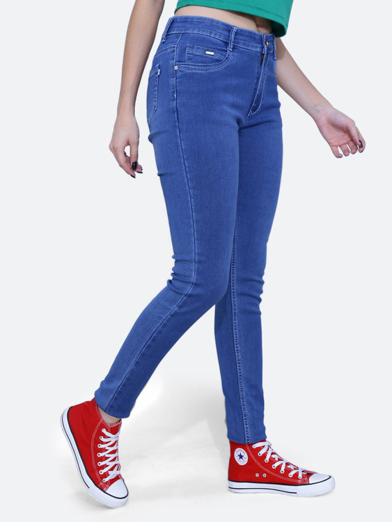 Basic hosiery denim jeans