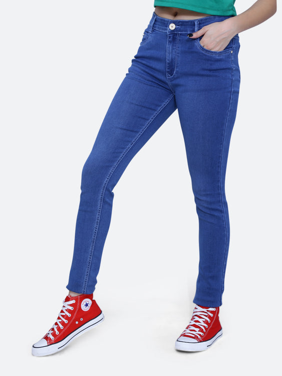 Basic hosiery denim jeans