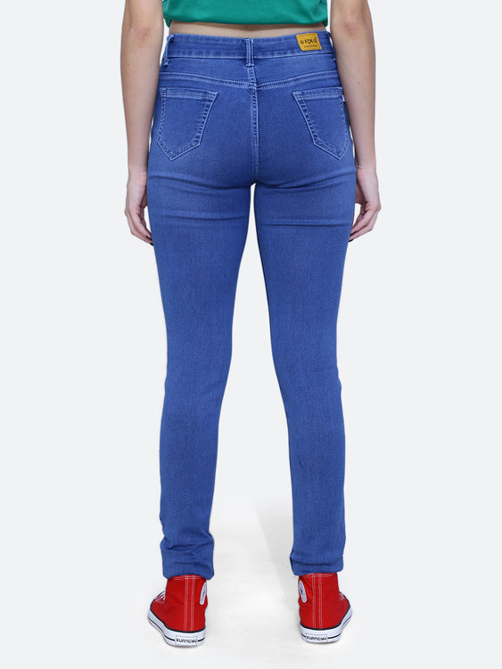 Basic hosiery denim jeans