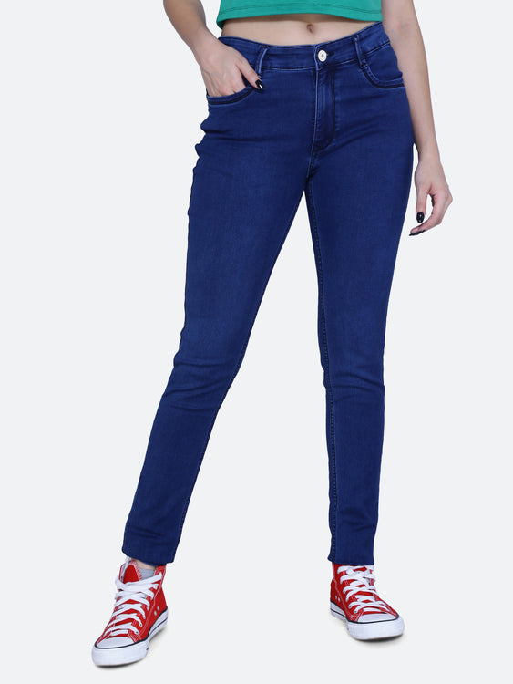 Basic hosiery denim jeans