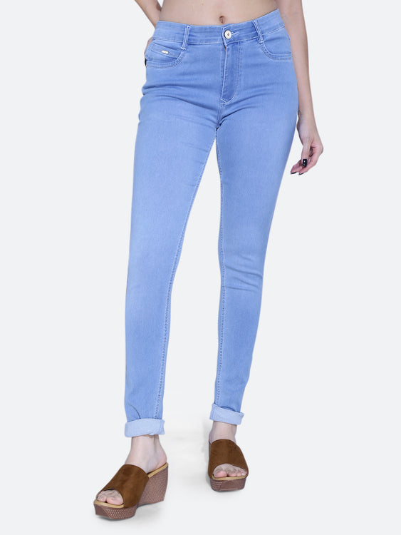 Basic hosiery denim jeans