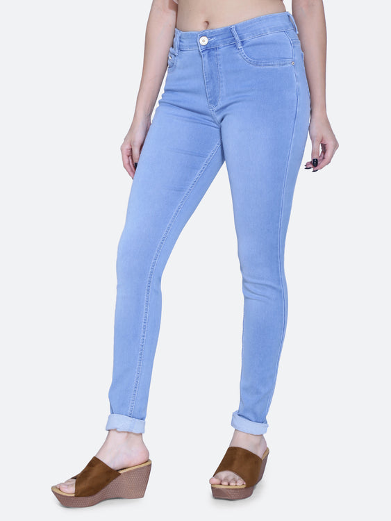 Basic hosiery denim jeans