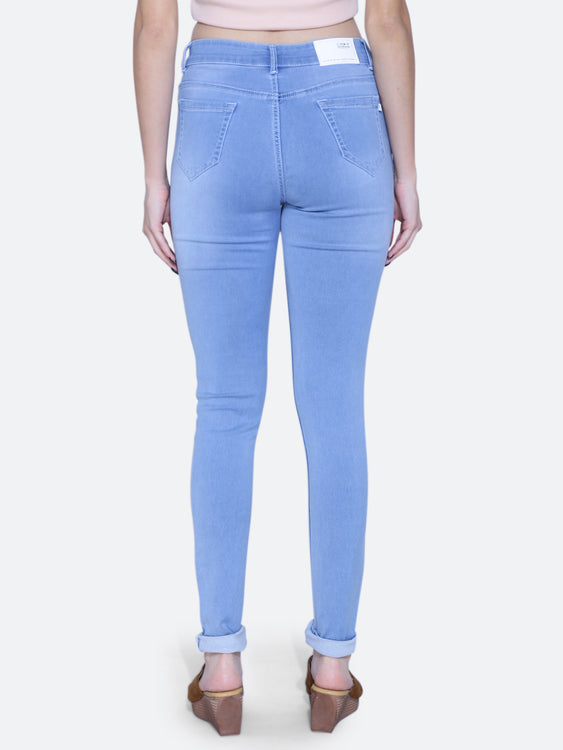 Basic hosiery denim jeans