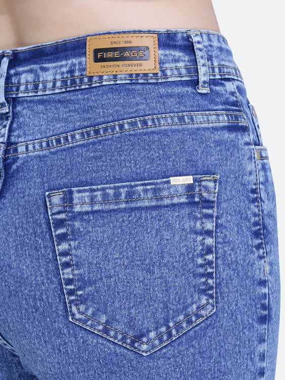 Basic Washed Wideleg Jeans