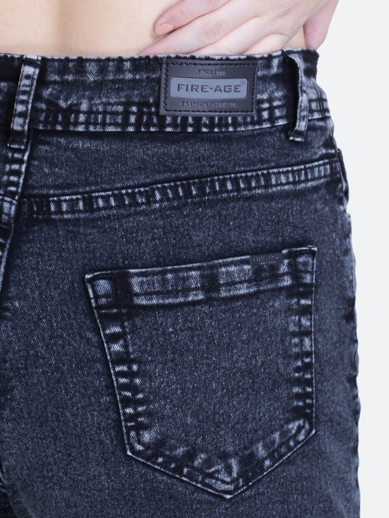 Basic Washed Wideleg Jeans
